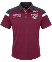 Manly Sea Eagles NRL Scarlet Players Polo Shirt