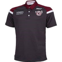 Manly Sea Eagles Mens Carbon Media Polo Shirt