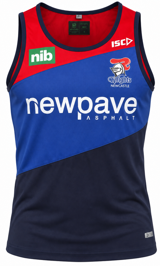 Newcastle Knights NRL Royal Training Singlet Size S SALE