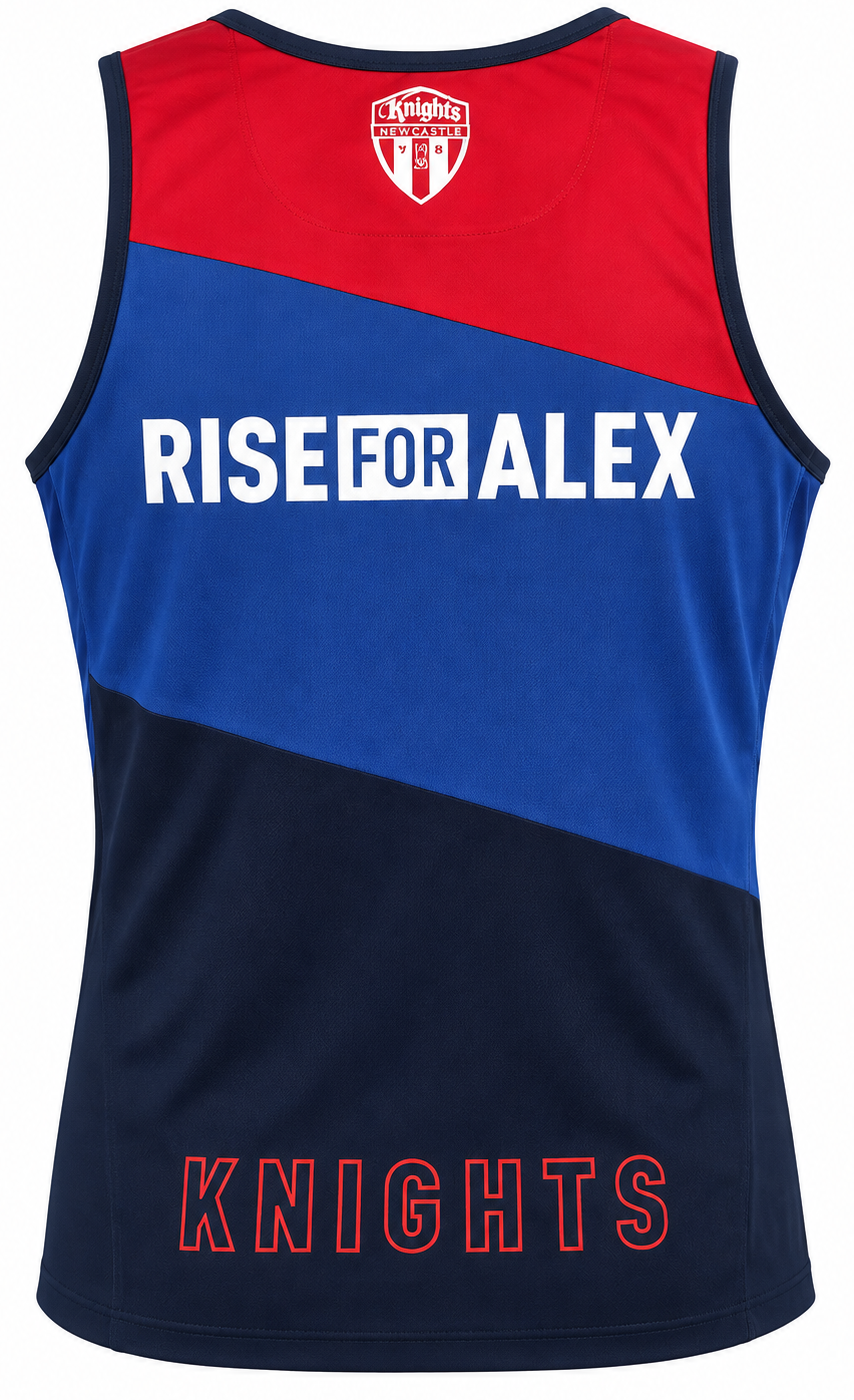 Newcastle Knights NRL Royal Training Singlet Size S SALE
