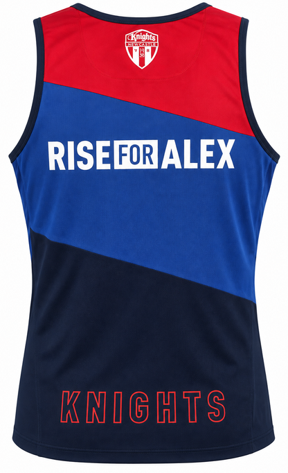 Newcastle Knights NRL Royal Training Singlet Size S SALE