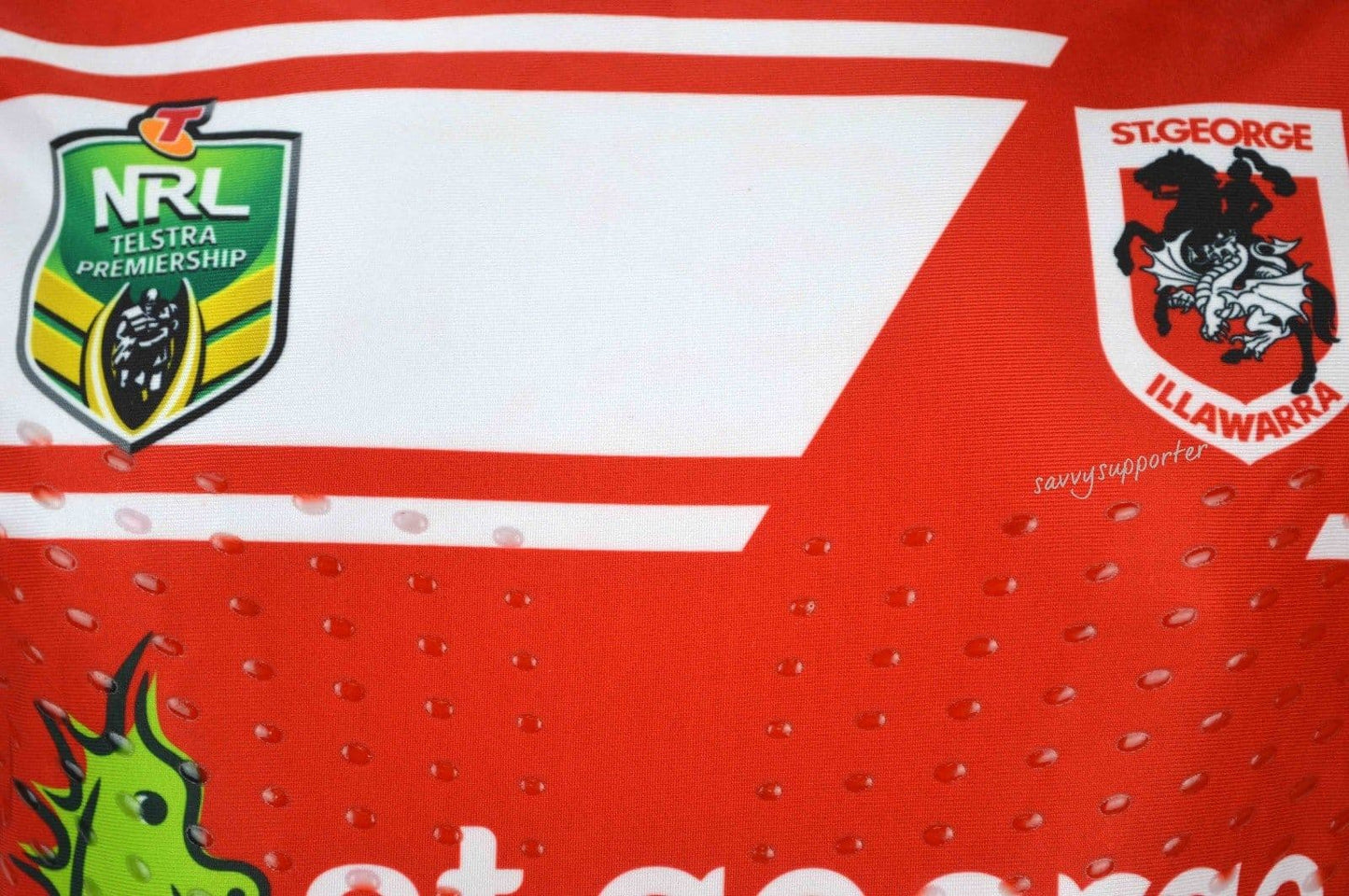 St George Dragons NRL Player Issue Away Jersey