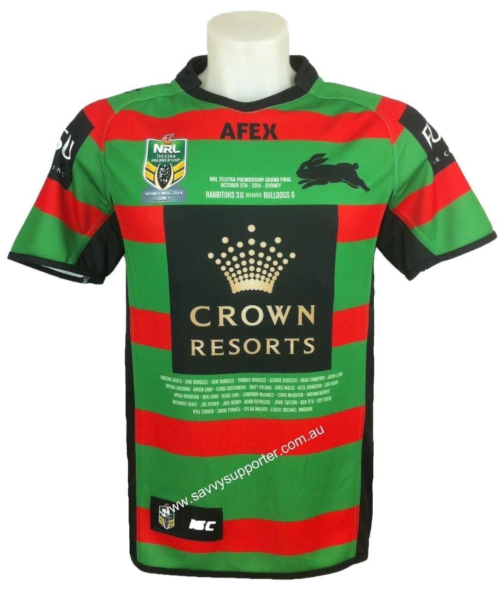 South Sydney Rabbitohs NRL Premiers Home Jersey Oversize