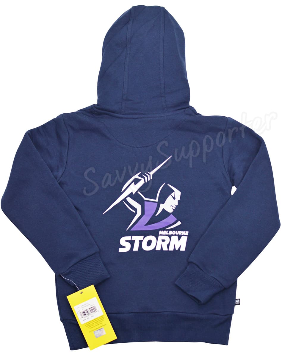 Melbourne Storm NRL Kids Dual Logo Hoody