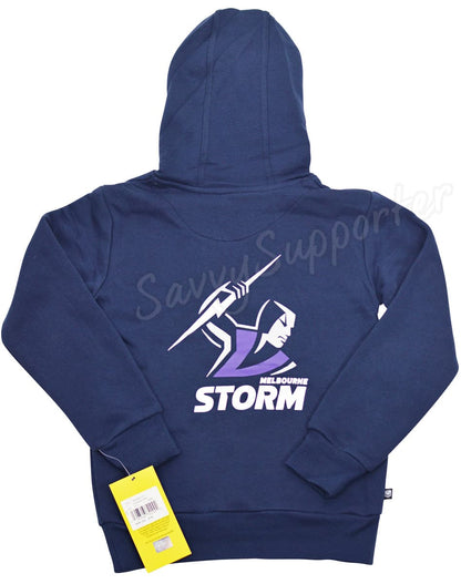 Melbourne Storm NRL Kids Dual Logo Hoody