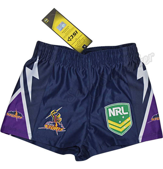 Melbourne Storm NRL Kids Footy Supporter Shorts