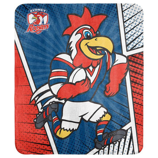 Sydney Roosters 2026 NRL Coral Fleece Rug