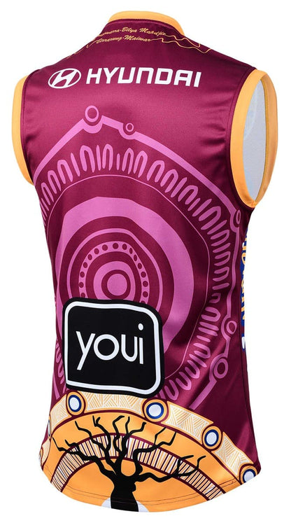 Brisbane Lions 2025 AFL Mens Indigenous Home Guernsey