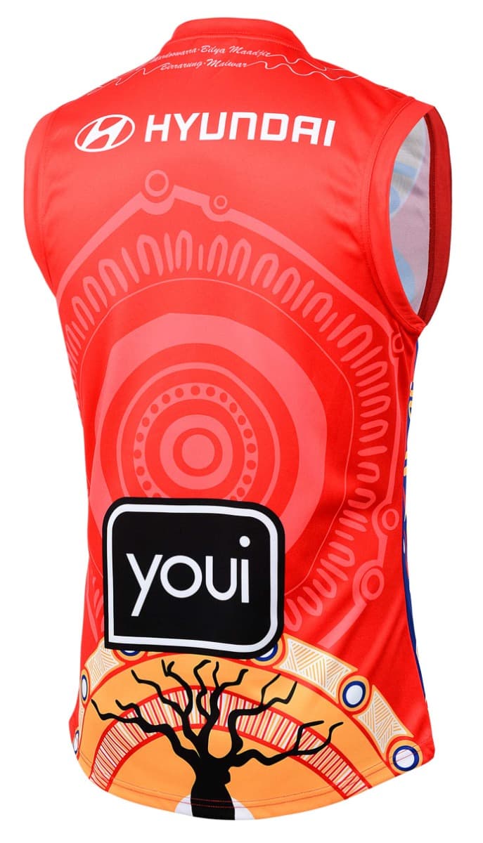 Brisbane Lions 2025 AFL Mens Indigenous Away Guernsey