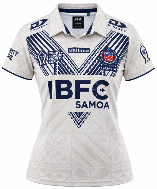 Toa Samoa 2026 Rugby League World Cup Ladies Away Jersey