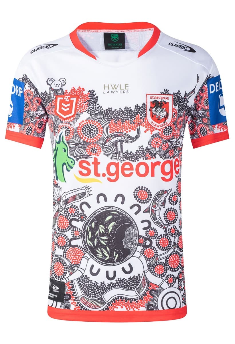 St George Dragons NRL Mens Indigenous Jersey