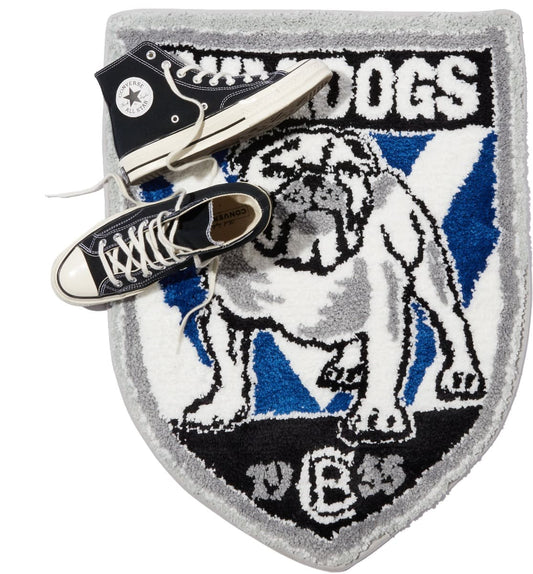 Canterbury Bulldogs NRL Team Logo Floor Rug