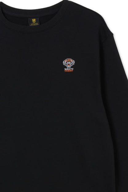 Wests Tigers NRL Mens Core Logo Crew Jumper