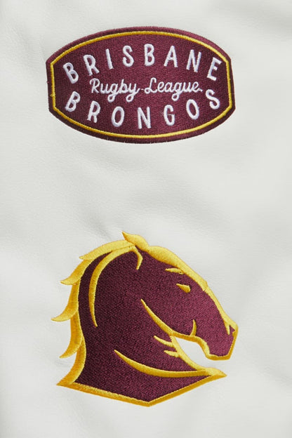 Brisbane Broncos NRL Mens Varsity Jacket ***OVERSIZE PRODUCT***