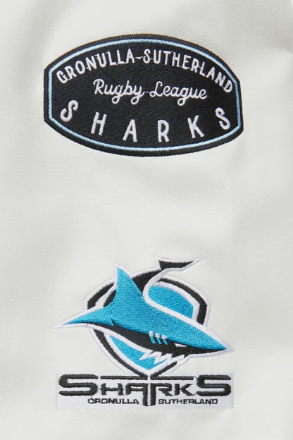 Cronulla Sharks NRL Mens Varsity Jacket ***OVERSIZE PRODUCT***