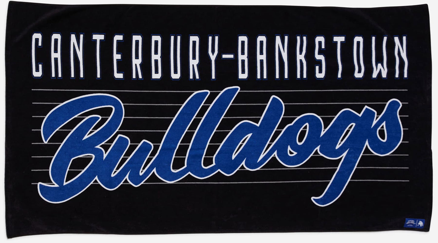 Canterbury Bulldogs NRL Headline Mega Beach Towel 170cm x 90cm
