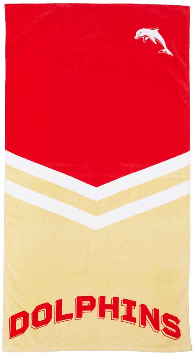 Redcliffe Dolphins NRL Jersey 'Mega' Beach Towel