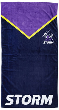 Melbourne Storm NRL Jersey 'Mega' Beach Towel