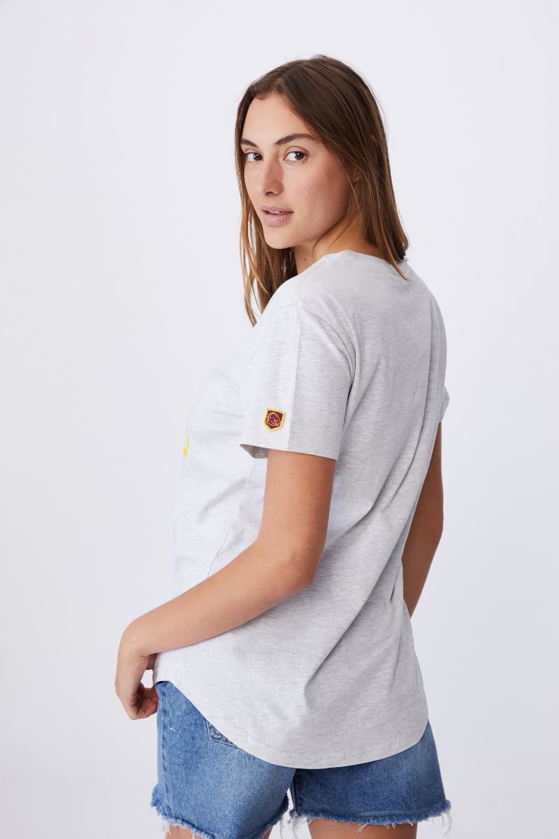 Brisbane Broncos NRL Ladies College Block Shirt