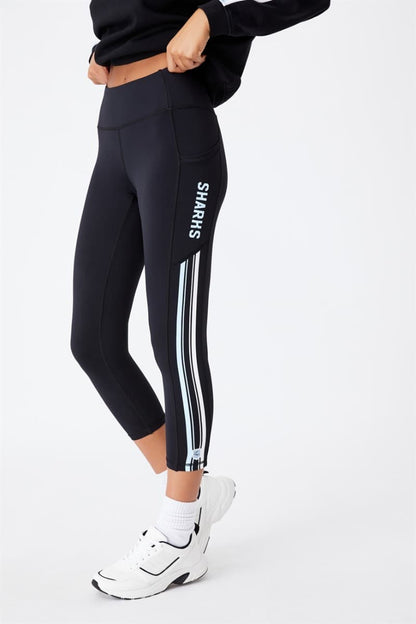 Cronulla Sharks NRL Ladies Pocket Tights