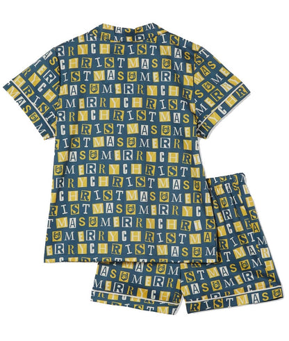 Parramatta Eels NRL Mens Cotton On Adults Christmas PJ Set