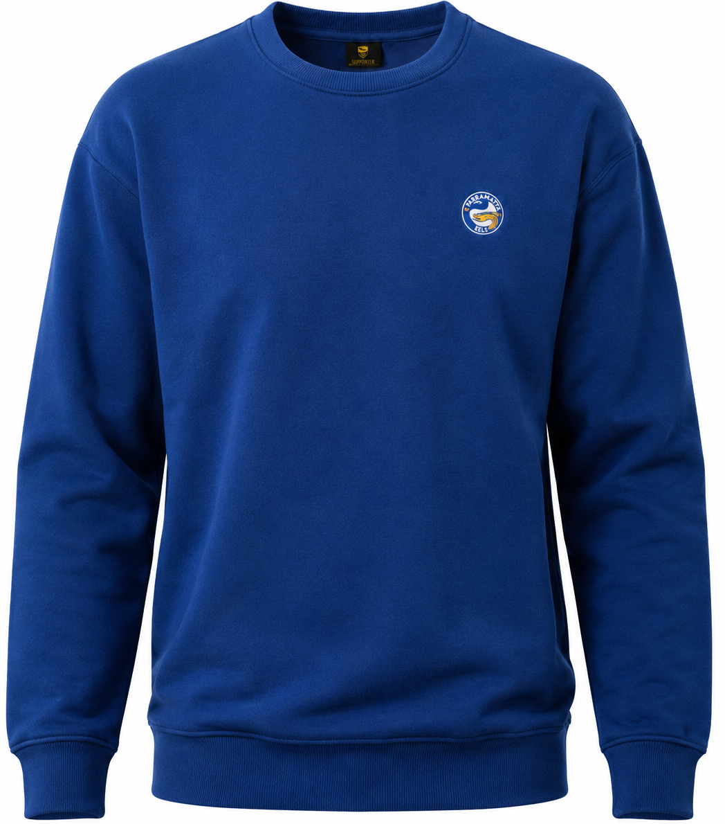 Parramatta Eels NRL Mens Core Logo Crew Jumper