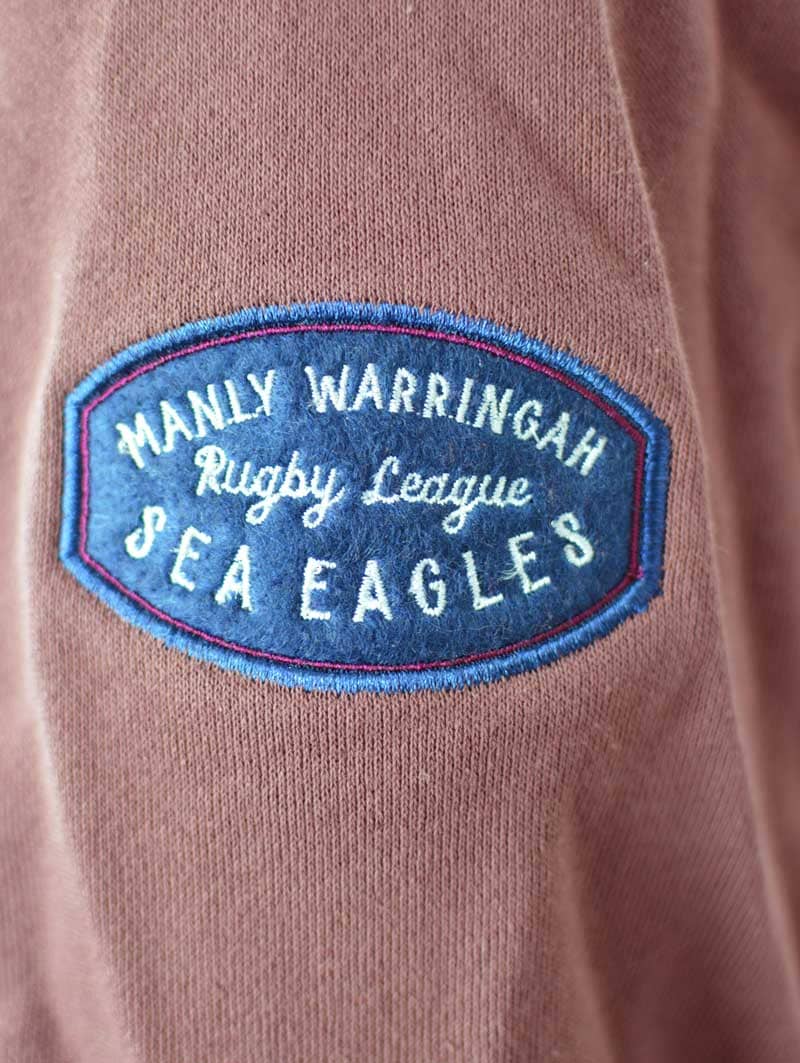Manly Sea Eagles 2023 NRL Mens Team Badge Hoodie