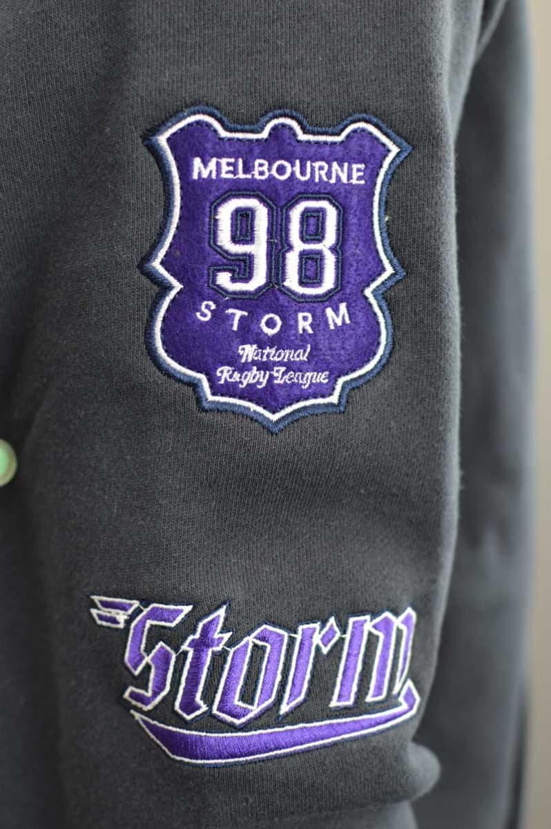Melbourne Storm 2023 NRL Mens Team Badge Hoodie