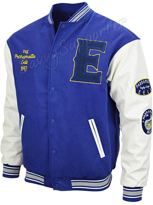 Parramatta Eels NRL Mens Varsity Jacket ***OVERSIZE PRODUCT***