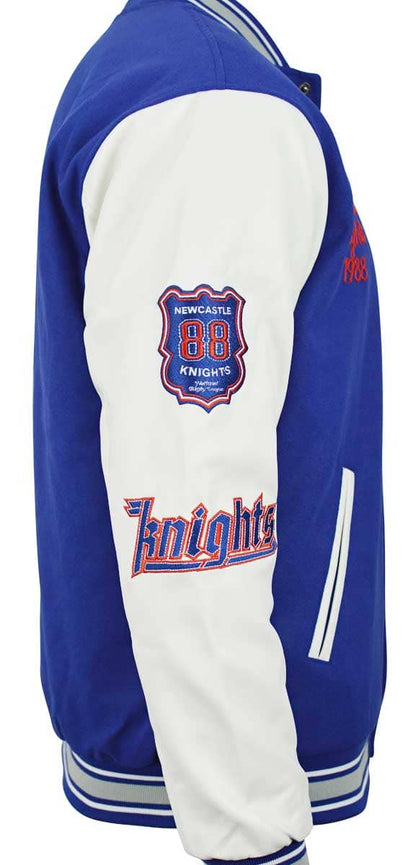 Newcastle Knights NRL Mens Varsity Jacket ***OVERSIZE PRODUCT***
