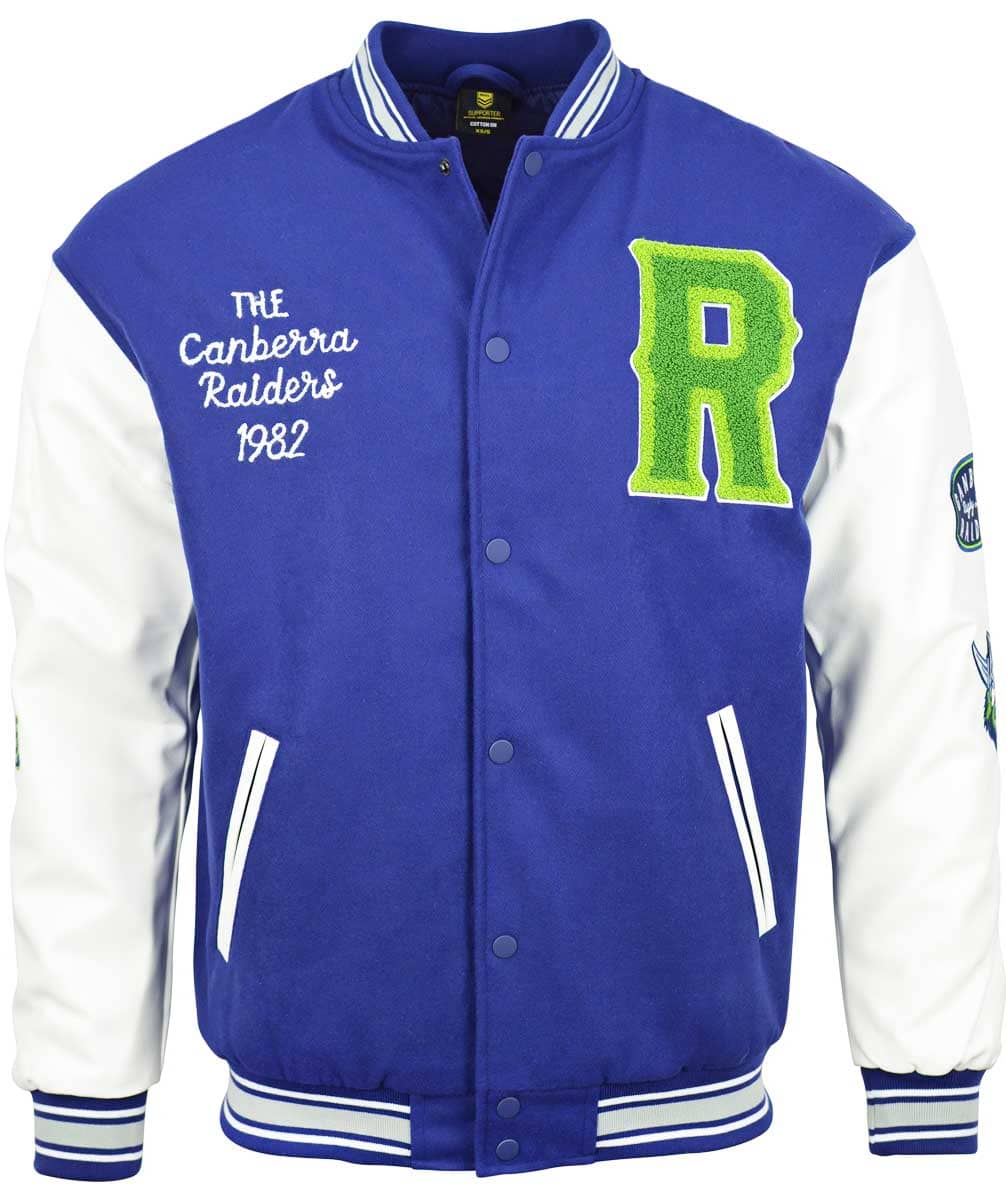 Canberra Raiders NRL Mens Varsity Jacket ***OVERSIZE PRODUCT***