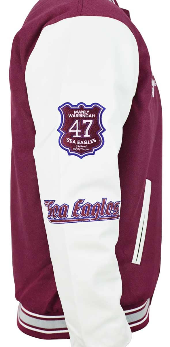 Manly Sea Eagles NRL Mens Varsity Jacket ***OVERSIZE PRODUCT***