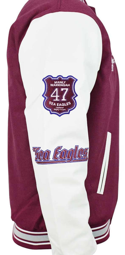 Manly Sea Eagles NRL Mens Varsity Jacket ***OVERSIZE PRODUCT***
