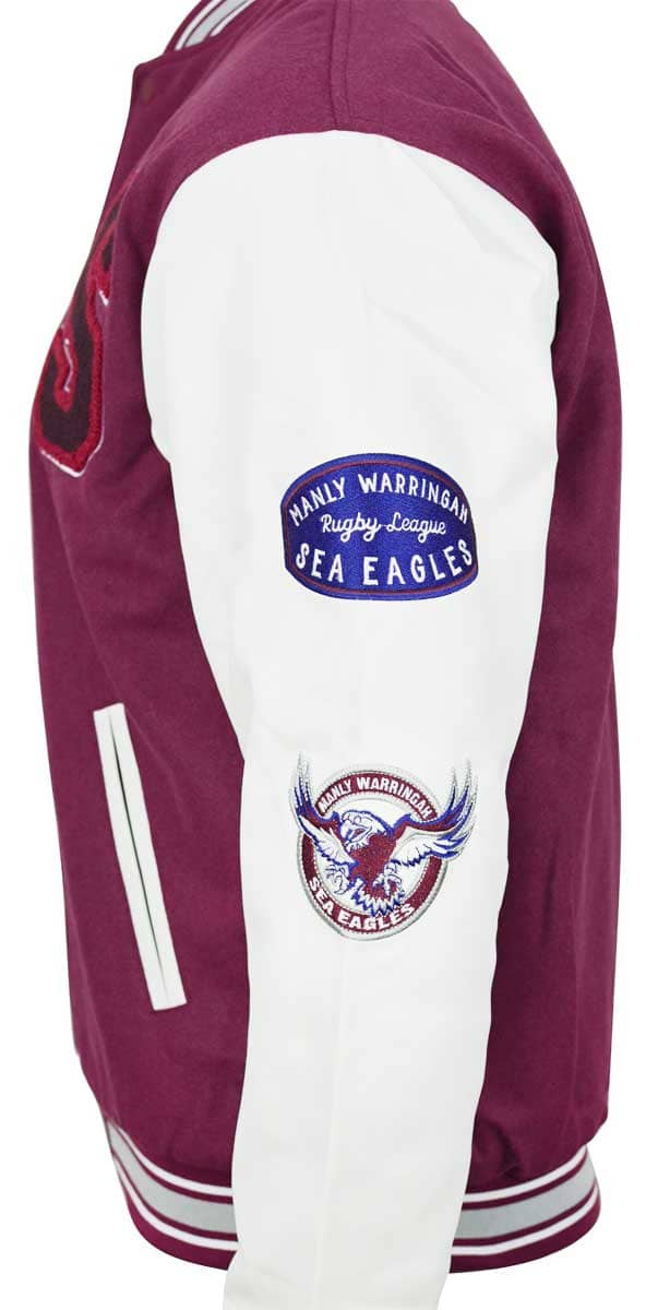Manly Sea Eagles NRL Mens Varsity Jacket ***OVERSIZE PRODUCT***