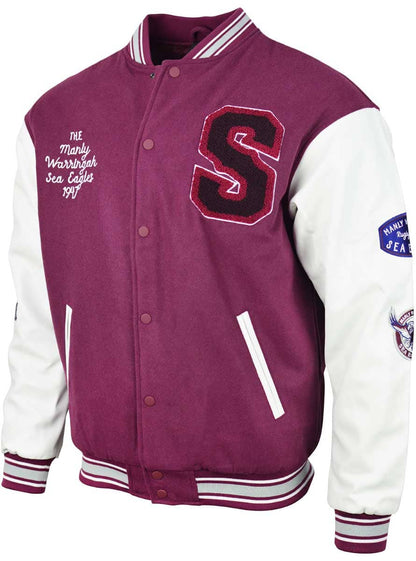 Manly Sea Eagles NRL Mens Varsity Jacket ***OVERSIZE PRODUCT***