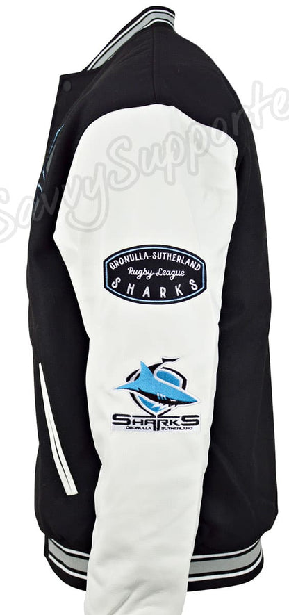 Cronulla Sharks NRL Mens Varsity Jacket ***OVERSIZE PRODUCT***