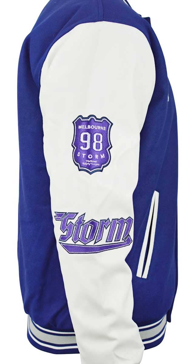 Melbourne Storm NRL Mens Varsity Jacket ***OVERSIZE PRODUCT***