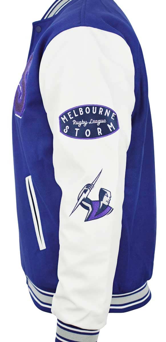 Melbourne Storm NRL Mens Varsity Jacket ***OVERSIZE PRODUCT***