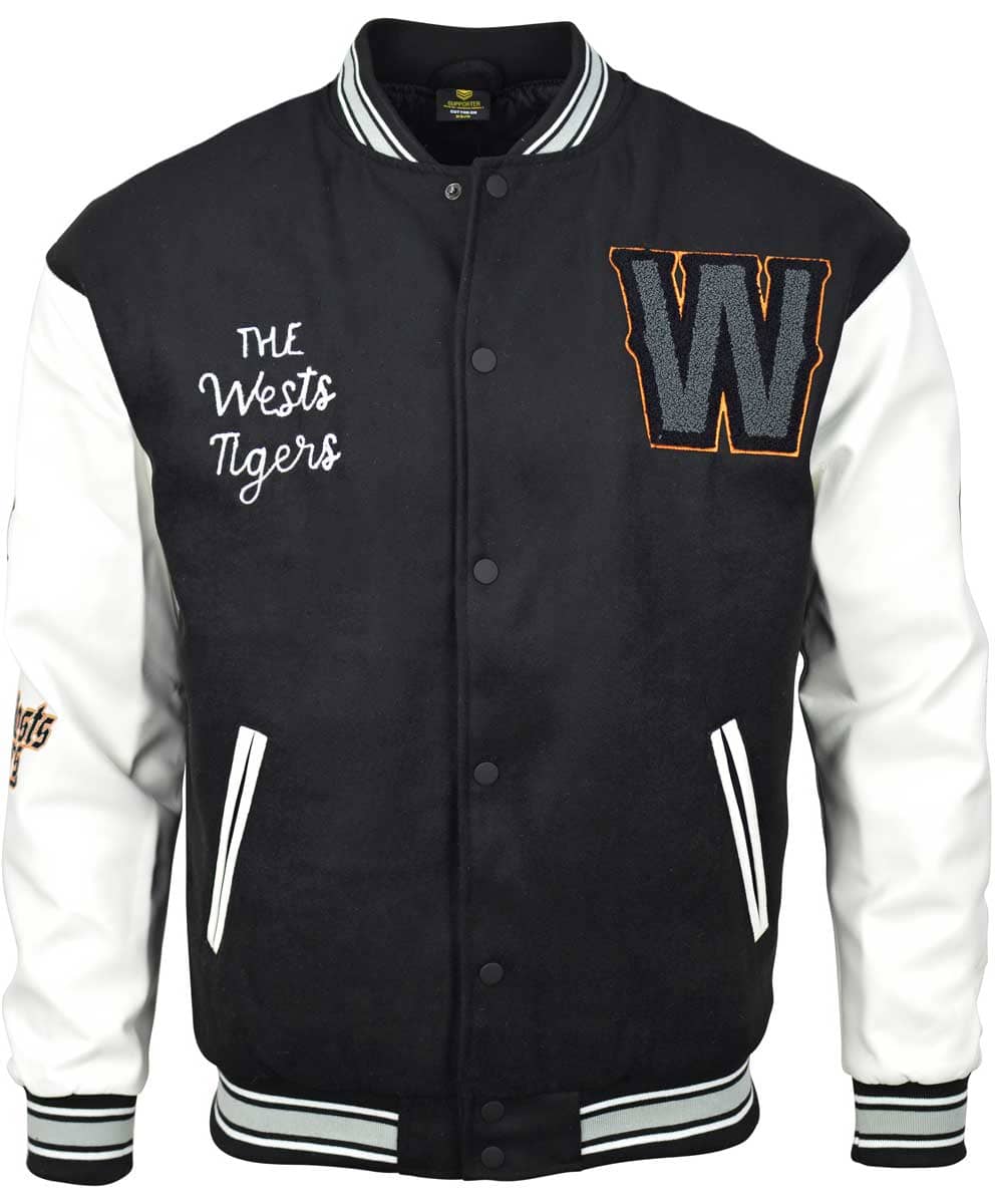 Wests Tigers NRL Mens Varsity Jacket ***OVERSIZE PRODUCT***