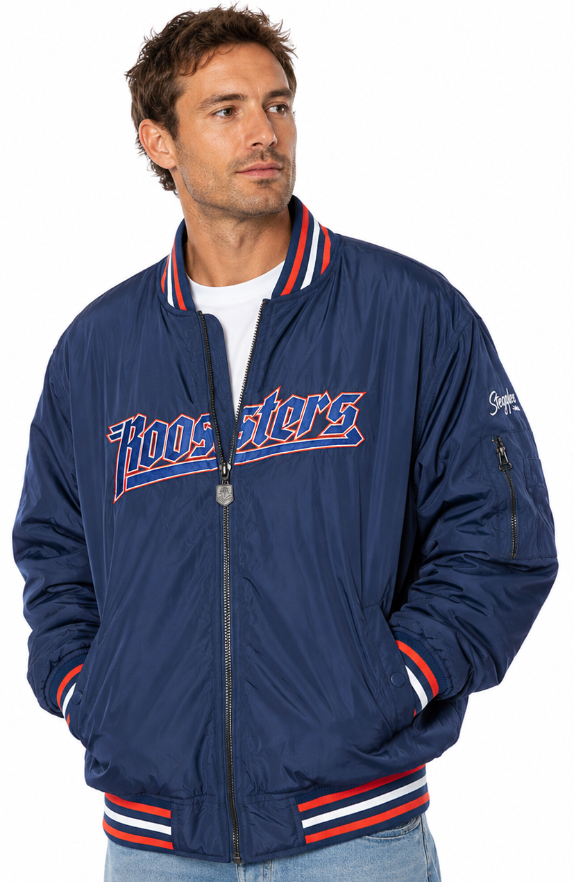 Sydney Roosters NRL Mens Oversized Bomber Jacket