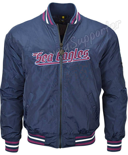 Manly Sea Eagles NRL Mens Bomber Jacket