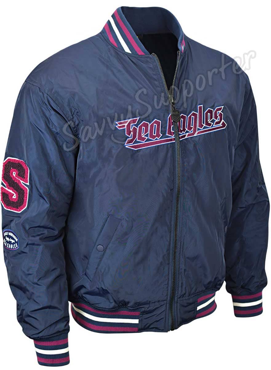 Manly Sea Eagles NRL Mens Bomber Jacket