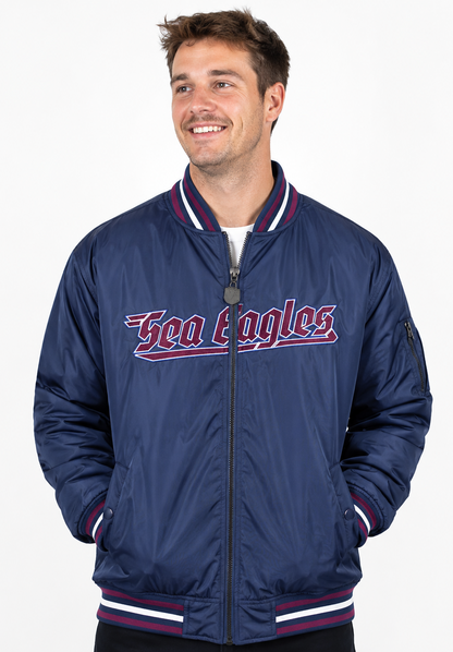 Manly Sea Eagles NRL Mens Bomber Jacket