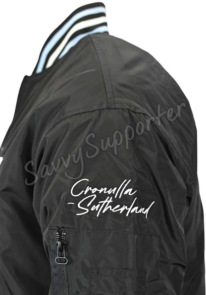 Cronulla Sharks NRL Mens Bomber Jacket