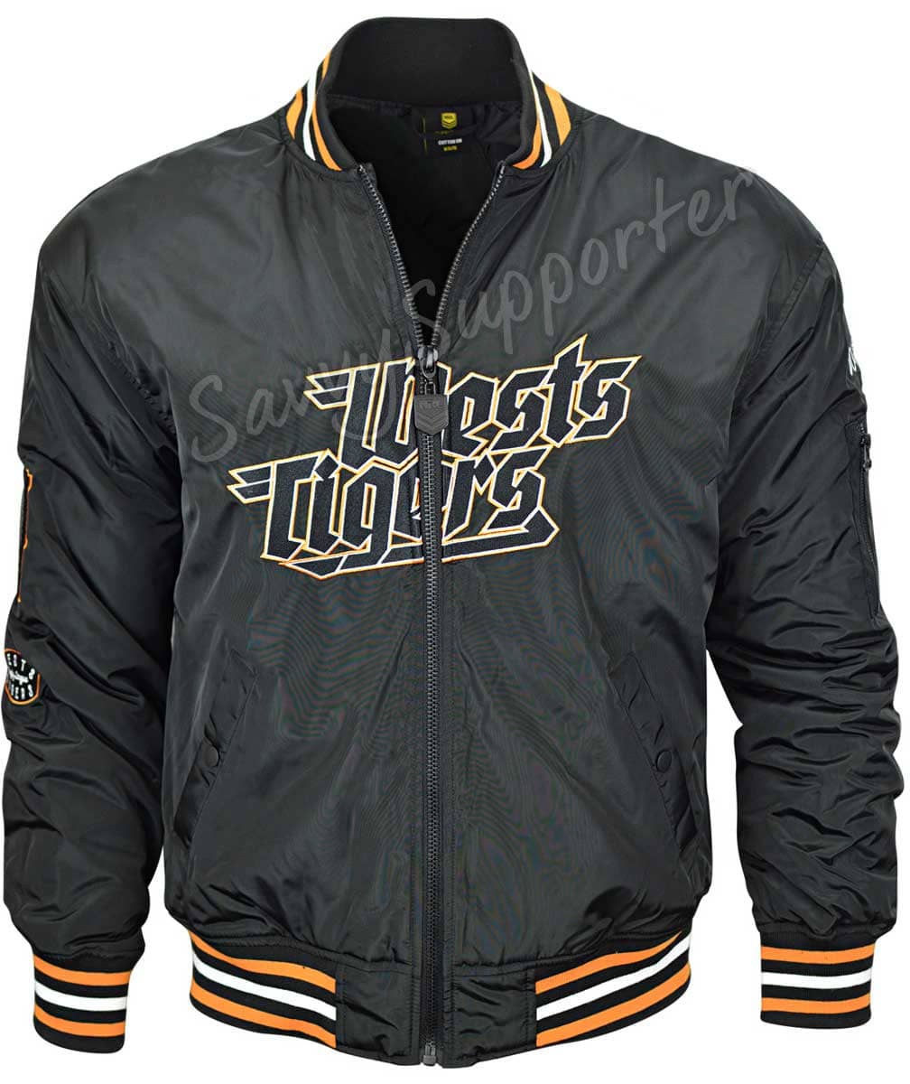 Wests Tigers NRL Mens Bomber Jacket