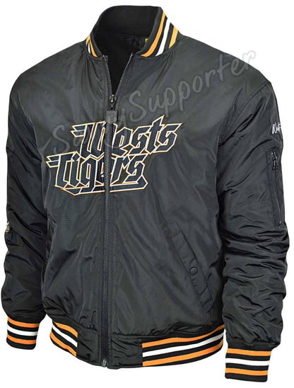 Wests Tigers NRL Mens Bomber Jacket