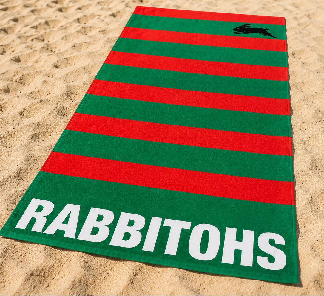 South Sydney Rabbitohs NRL Jersey 'Mega' Beach Towel