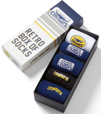 North Queensland Cowboys 2025 NRL Retro 5 Pack Box Socks
