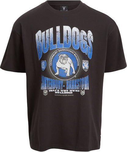 Canterbury Bulldogs 2025 NRL Mens Boxy Fit Graphic Shirt