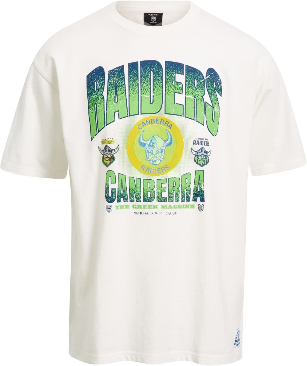 Canberra Raiders 2025 NRL Mens Boxy Fit Graphic Shirt
